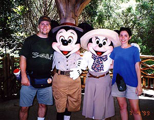 Me and Terri with Mickey & Minnie